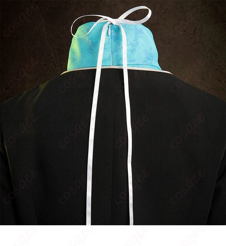 ペルソナ3 リロード 山岸風花 コスプレ衣装 背面ディテール、衣装の背面の装飾やフィット感の確認。