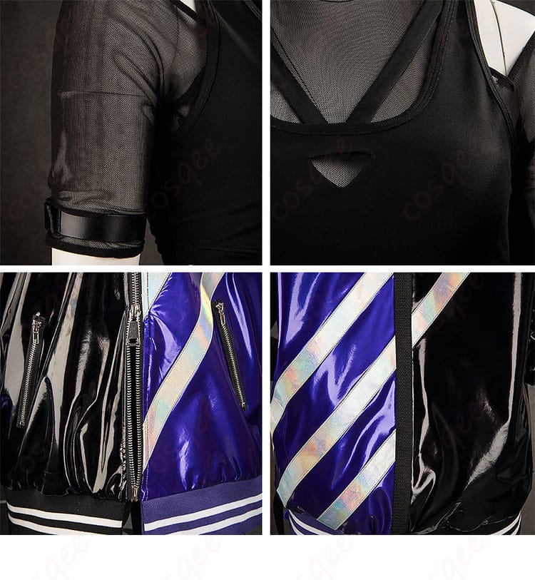 鉄拳8 麗奈(Reina)の衣襟と胸口部分の装飾ディテール画像。デザインが魅力的。