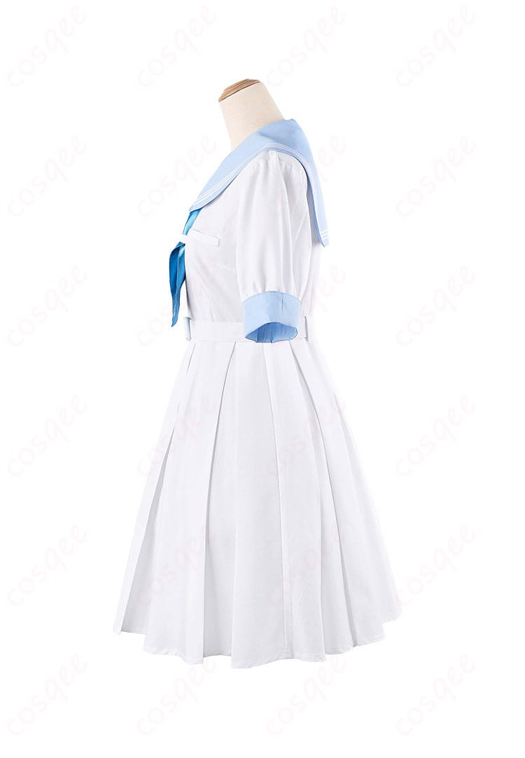 ほろはにヶ丘高校 コスプレ衣装の左側面画像。キャラクターらしいデザインと色合いがしっかりと再現されています。