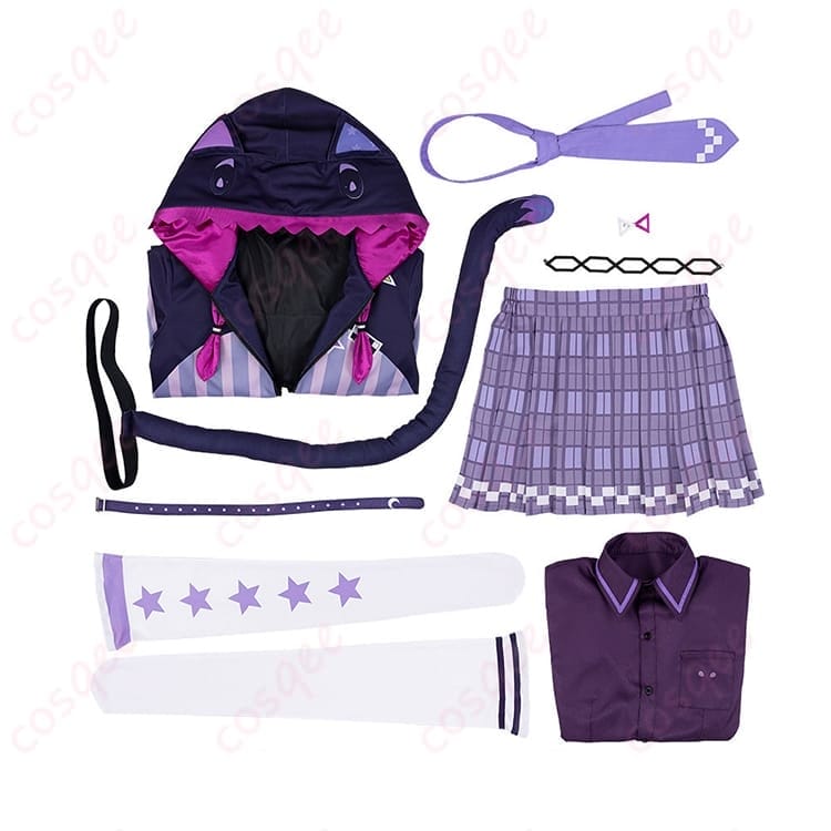 ホロライブ 紫咲シオン 新衣装 コスプレ｜ダークかわいい佇まいで写真映えする一着 - 8枚目の画像