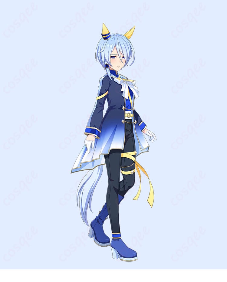 ウマ娘 ケイエスミラクル コスプレ衣装 役柄人物画像 - 高忠実度再現されたキャラクターのデザイン。