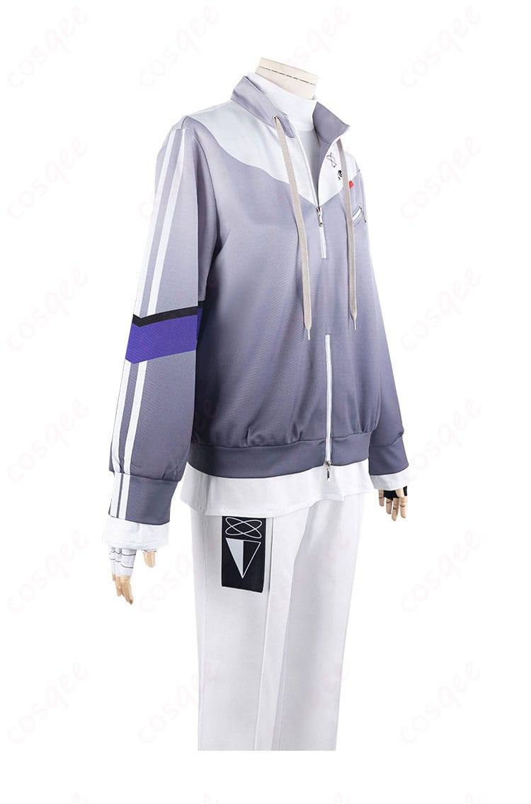 にじさんじ 剣持刀也 コスプレ衣装 右側面画像 - 衣装のシルエットが際立つ角度