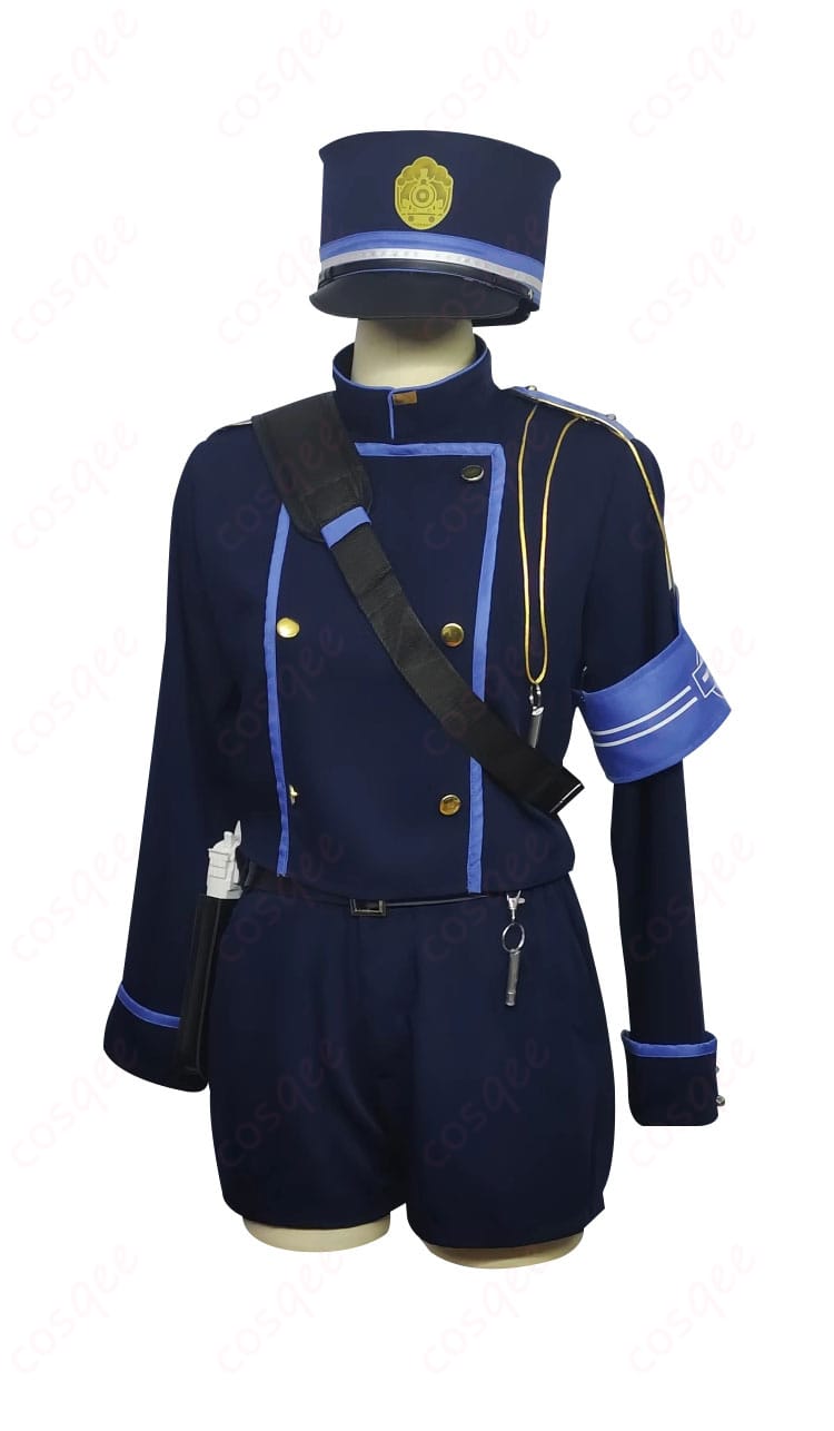 ブルアカ 橘ノゾミ・橘ヒカリ コスプレ衣装の装飾ディテール。制服の刺繍やアイコンが際立つデザイン。