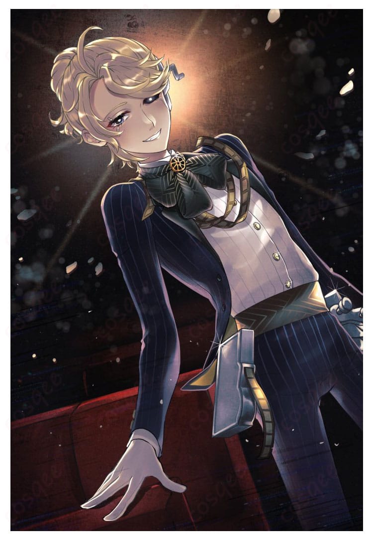 「第五人格」囚人(ルカ・バルサー)のコスプレ衣装。キャラクターの忠実な再現が魅力。