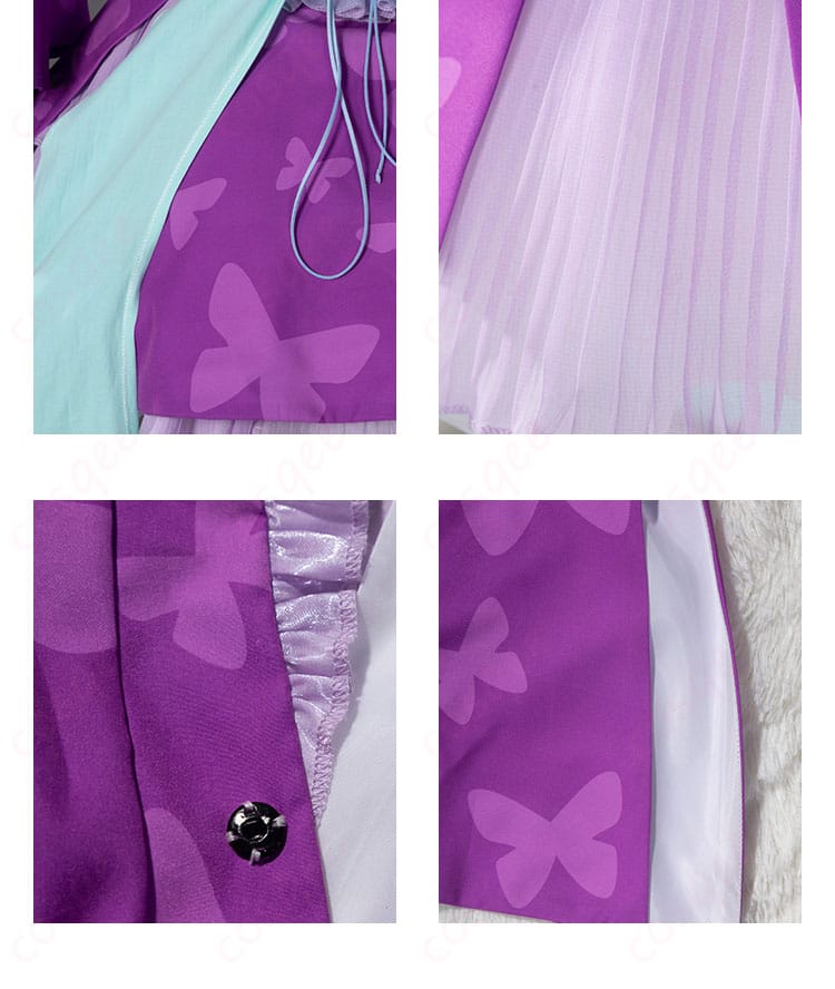 リルぷりっ 笹原名月 コスプレ衣装 衣扣、服装装饰细节(衣装のボタンと装飾がしっかりと再現されています)