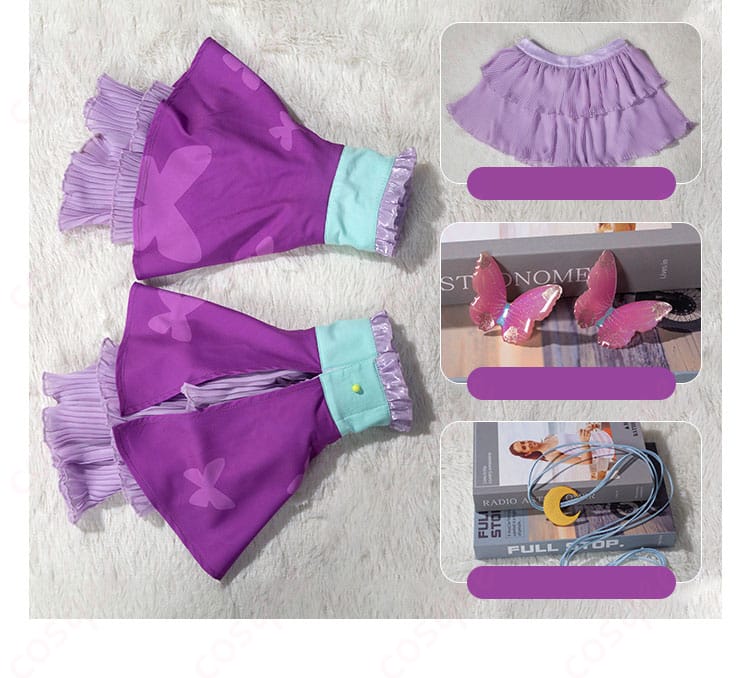 リルぷりっ 笹原名月 コスプレ衣装 配饰图(髪飾りやコスプレ小道具が美しくデザインされています)