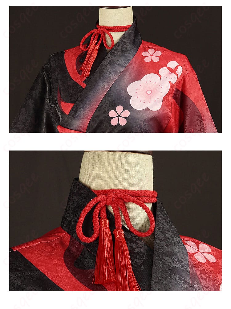 羽生田千鶴 コスプレ衣装 衣領・リボン装飾ディテール|高品質な仕上がり