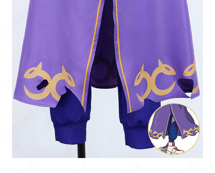 カキツバタ コスプレ衣装 スカート部分の装飾ディテール - 美しい装飾