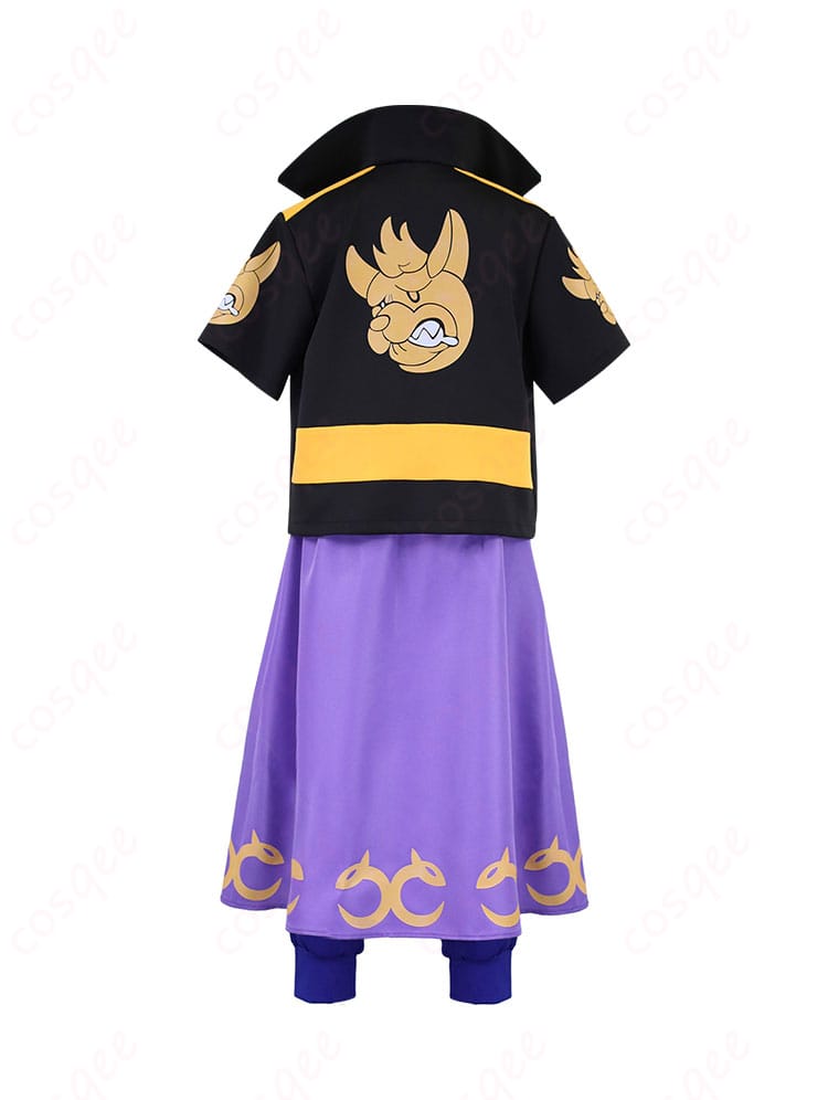 ポケモンSV カキツバタ コスプレ衣装 背面画像 - 服のデザインとディテール