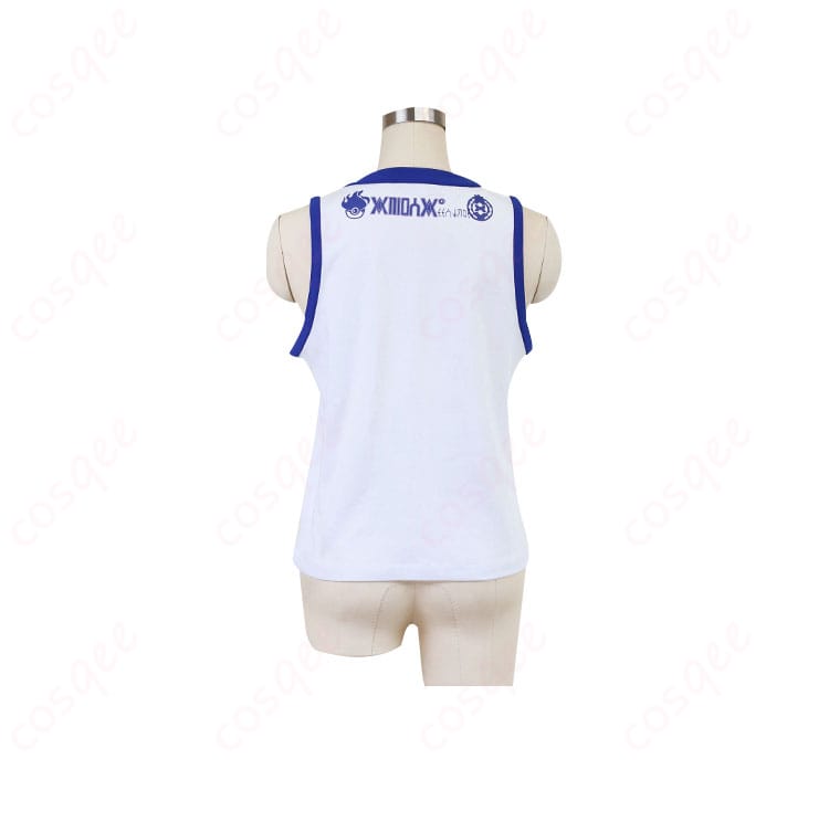 カキツバタ コスプレ衣装 背心背面の装飾ディテール - 美しい仕上がり