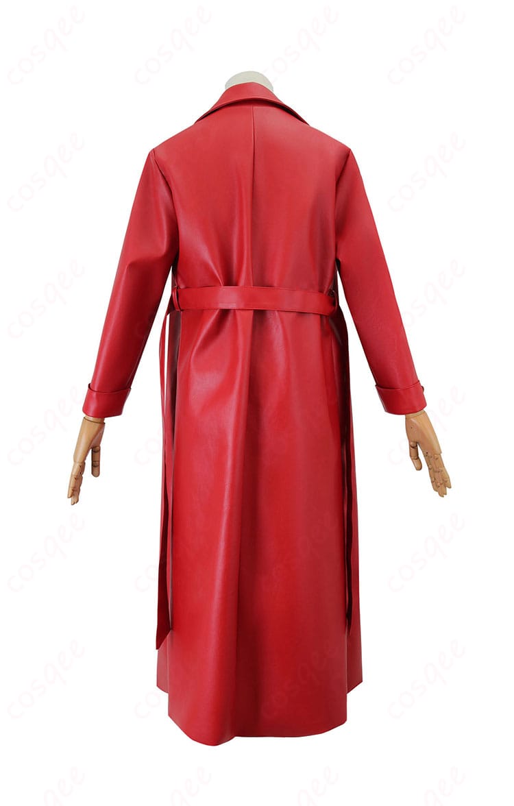 血の女王(マリー)コスプレ衣装の背面、ローソンコラボ衣装の美しいディテール。