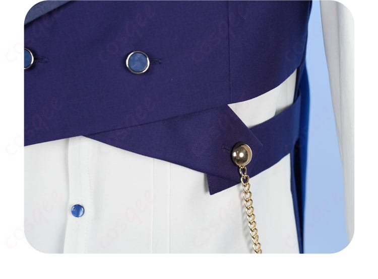 氷鷹北斗 コスプレ衣装 衣摆の装飾。細かいディテールが施された衣装の裾部分。