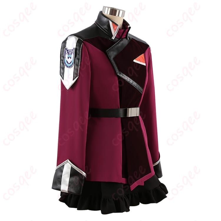 ガンダムSEED FREEDOM アグネス・ギーベンラートの軍服風コスプレ 衣装一式で写真映えも着やすさも両立 - 2枚目の画像