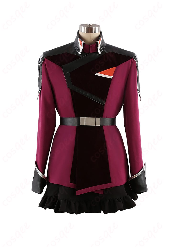 アグネス・ギーベンラート コスプレ衣装の正面からの画像。衣装の詳細がよくわかります。コスプレ衣装として完璧なデザイン!