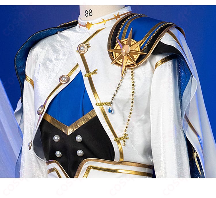 衣装装飾のディテール - 深海奏汰のコスプレ衣装の華やかな装飾