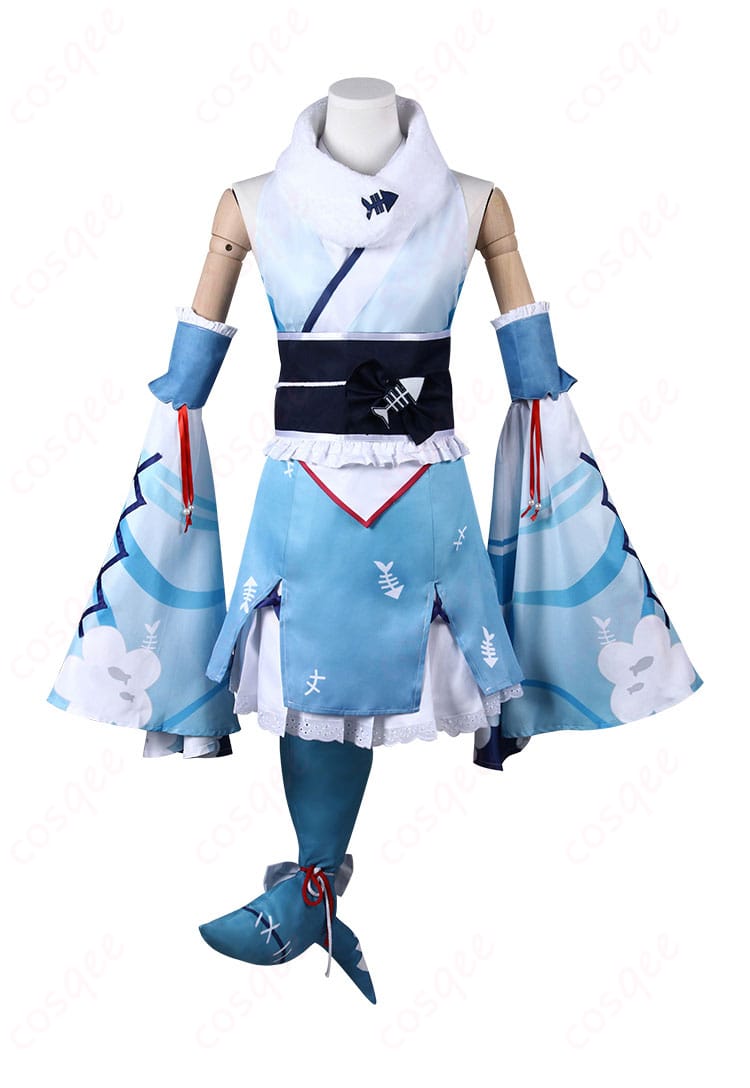 ホロライブ がうる・ぐら 正月衣装 コスプレ衣装 正面から見た全体画像。高い再現度と美しいデザイン。