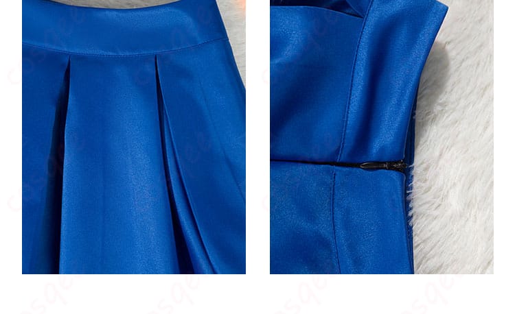 レイン コスプレ衣装 スカートのディテール フワフワとしたボリューム感