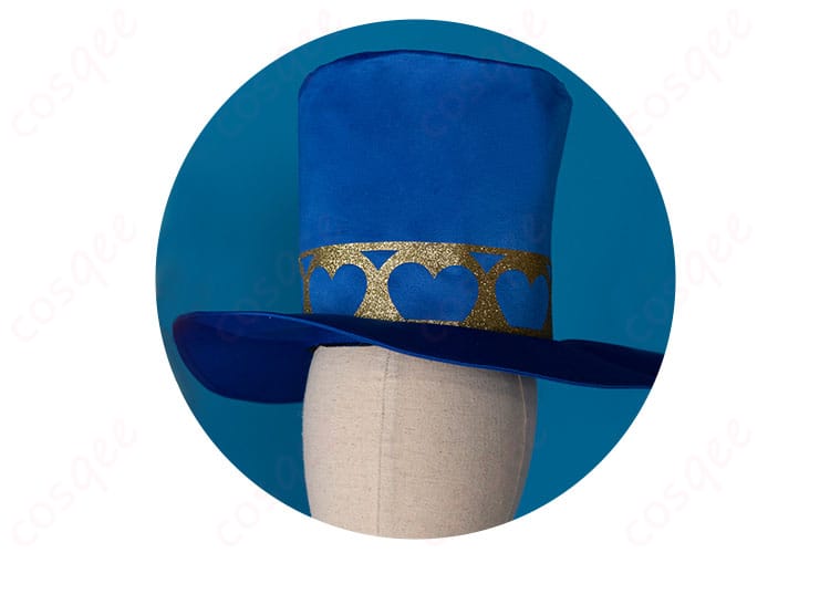 レイン コスプレ衣装 帽子のディテール 魔法使い風の帽子が完璧に再現