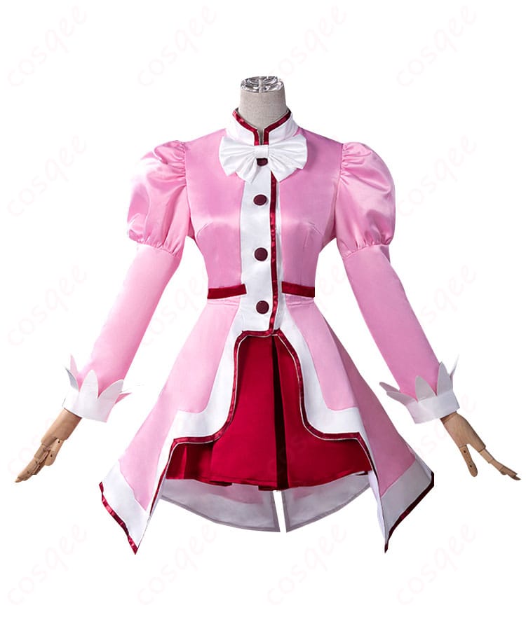 ふたご姫ファインコスプレ衣装の正面写真。明るく元気なファインの特徴を捉えたデザイン。