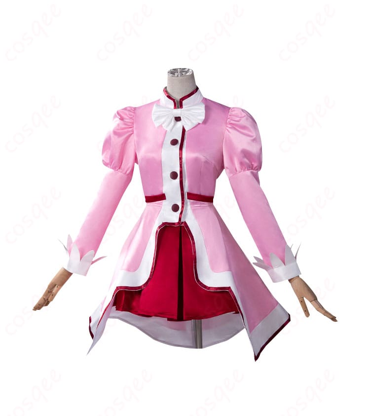 ふたご姫ファインコスプレ衣装の側面写真。衣装の細部がよくわかる角度。