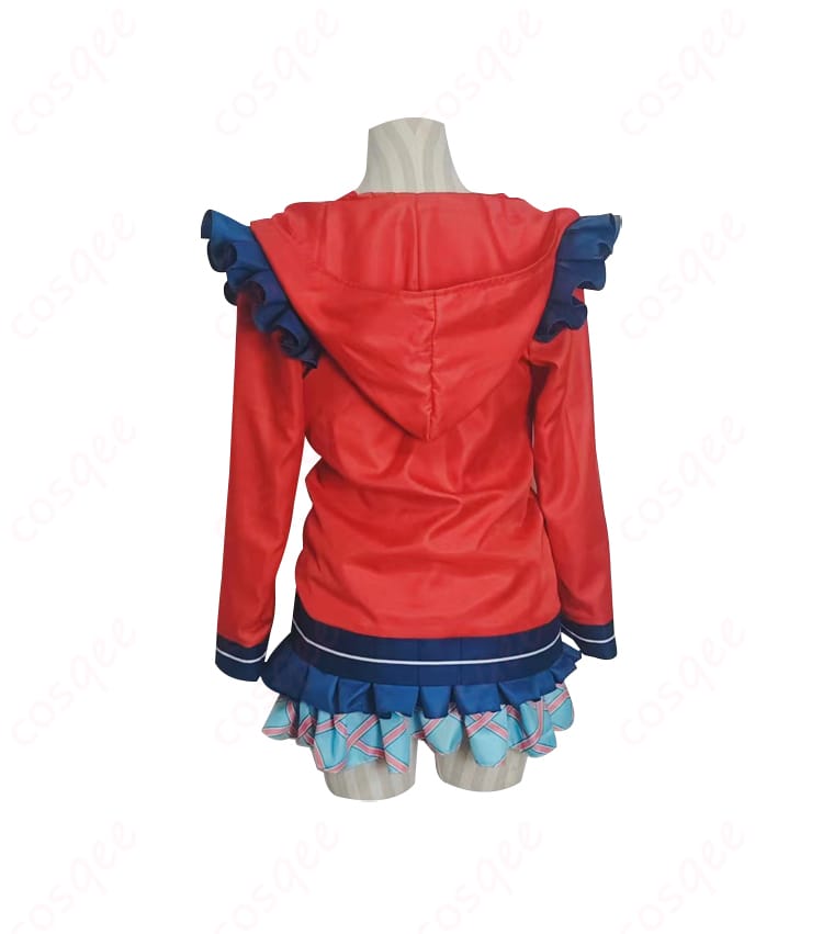 新海天のコスプレ衣装の背面ディテール【9-nine-シリーズ】。