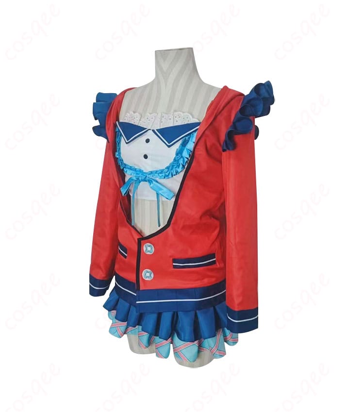 新海天のコスプレ衣装の左側のディテール【9-nine-シリーズ】。