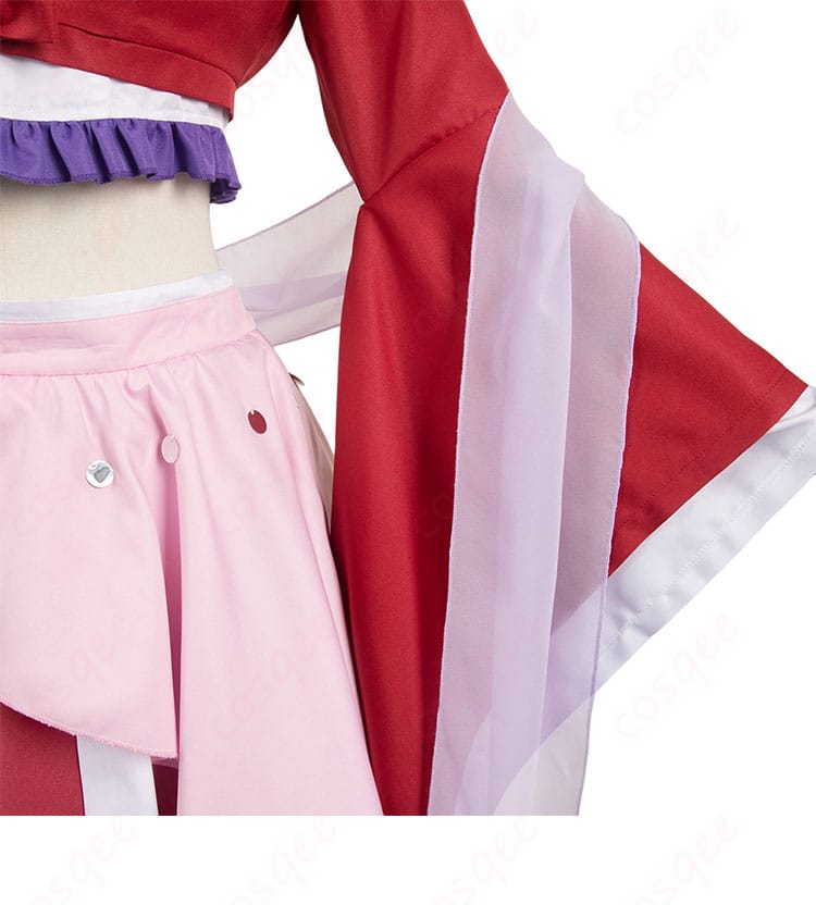 猫猫(マオマオ)コスプレ衣装の衣袖装飾の詳細画像。繊細なデザインと刺繍が特徴的。