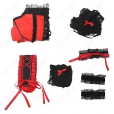 デート・ア・ライブ 時崎狂三 ランジェリーVer コスプレ衣装 妖艶ゴシックで色香をまとう一着 - 6枚目の画像（サムネイル）