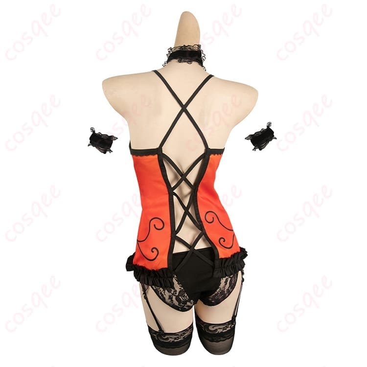 デート・ア・ライブ 時崎狂三 ランジェリーVer コスプレ衣装 妖艶ゴシックで色香をまとう一着 - 3枚目の画像