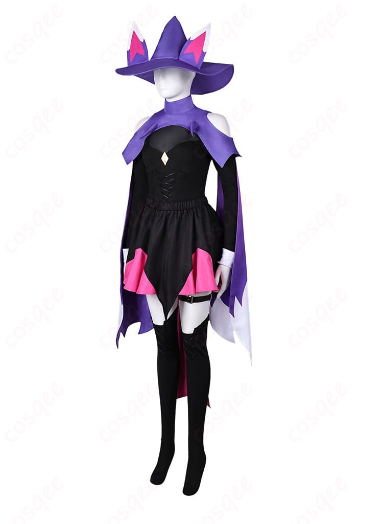 クレメーオ コスプレ衣装の側面画像。衣装のディテールとシルエットが見やすい角度。