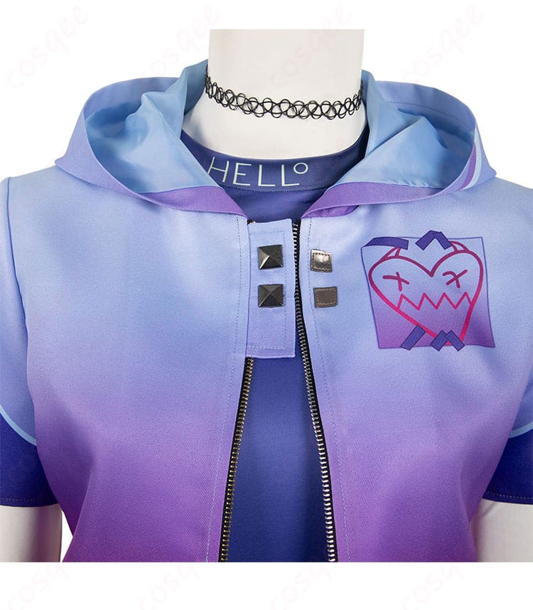 クローヴ コスプレ衣装 上衣の装飾細部。精巧な刺繍とディテールが特徴です。