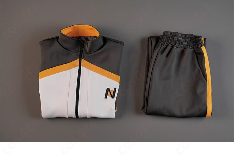 ナツキ・スバル コスプレ衣装のセット内容を紹介する画像。全てのパーツが含まれています。