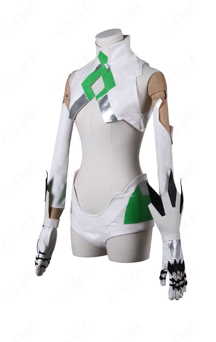 商品側面のコスプレ衣装。ベール(グリーンハート)の衣装全体が確認できる画像。