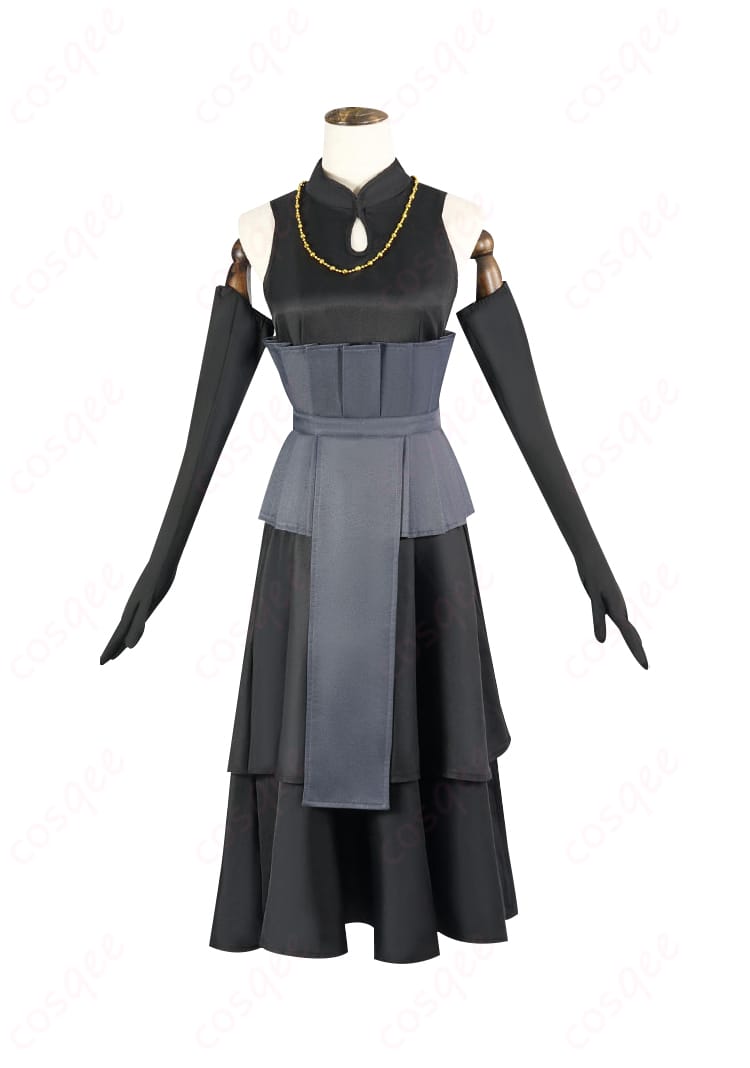 日向ヒナタ コスプレ衣装の内搭服の正面ディテール。ウェディングドレスの優雅なディテールを強調。