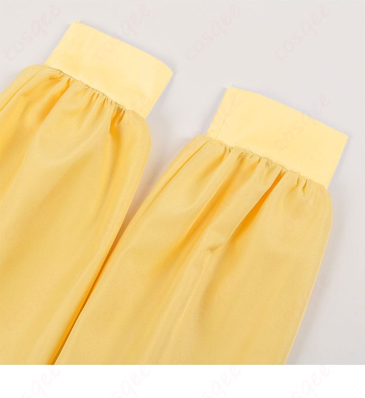 ソフィー・ハッター コスプレ衣装の衣袖部分のディテール。美しい装飾が光ります。