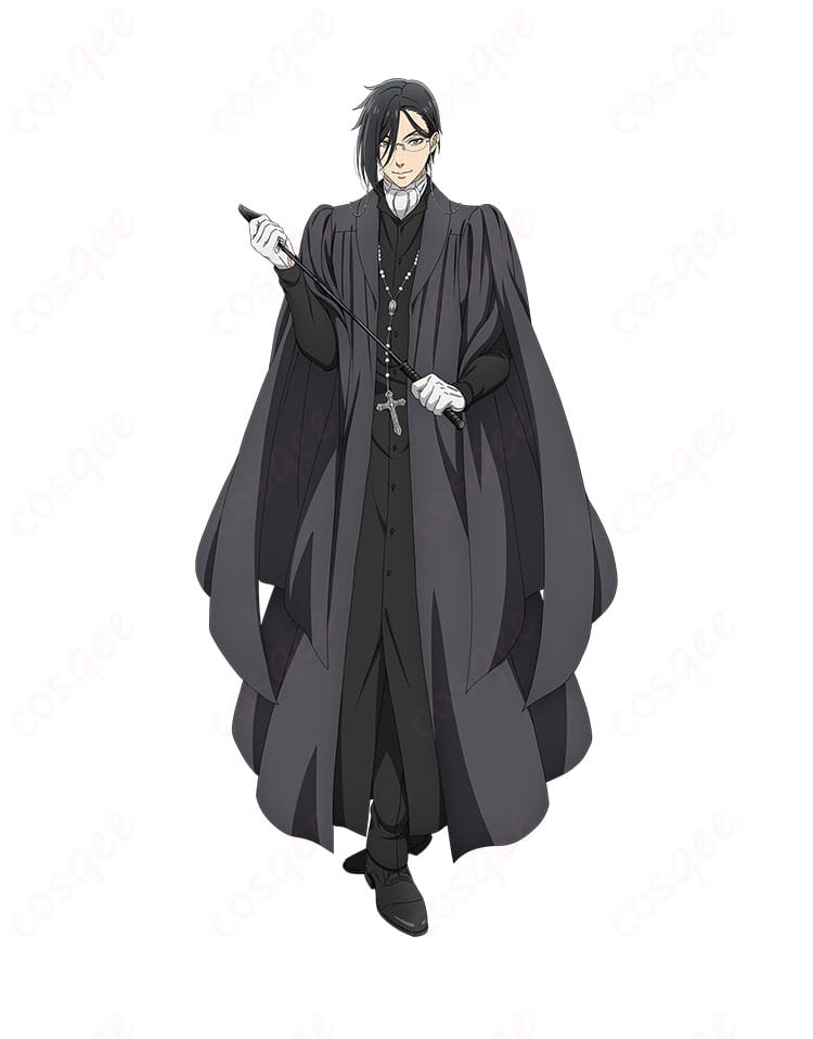 セバスチャン・ミカエリス コスプレ衣装『黒執事』寄宿学校編 キャラクター画像。忠実な再現で高品質なディテールが際立つ。