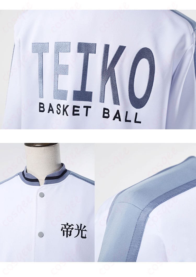 黒子のバスケ 黒子テツヤ コスプレ衣装 装飾ディテール画像