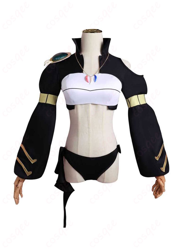 転生したらスライムだった件 ミリム・ナーヴァ コスプレ衣装の正面図。衣装全体がしっかり見える画像。