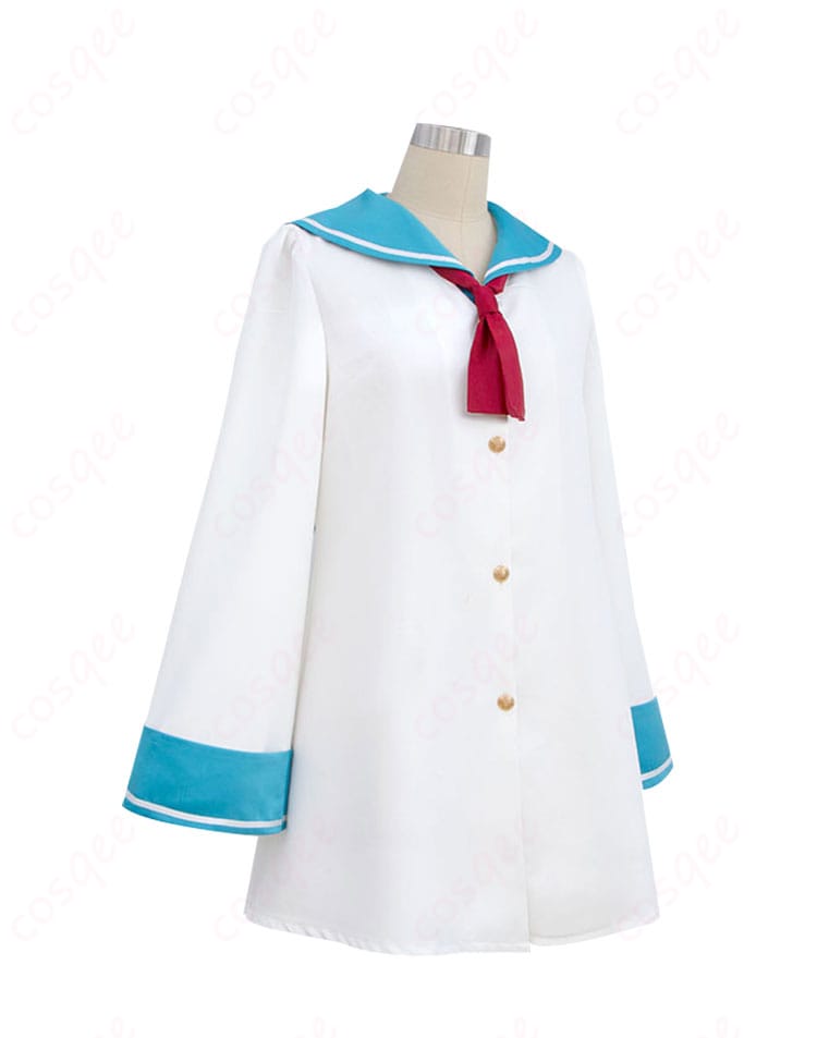 ATRI コスプレ衣装 セーラーワンピース 侧面画像、ディテールまで再現したコスプレ衣装