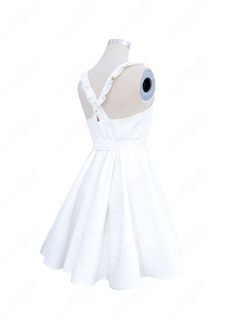 デート・ア・ライブV 崇宮澪 コスプレ衣装 左側画像 精霊衣装の細部、刺繍や配色の精度に注目