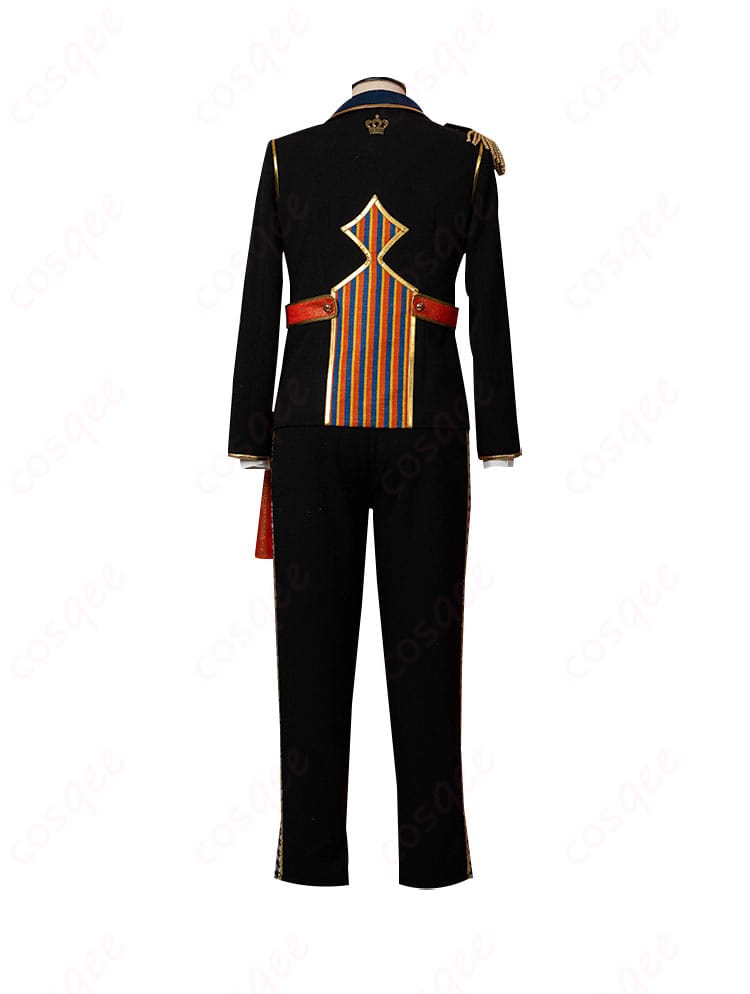 あんさんぶるスターズ!! 明星スバル コスプレ衣装、背面のディテール、後ろ姿のコスプレ衣装