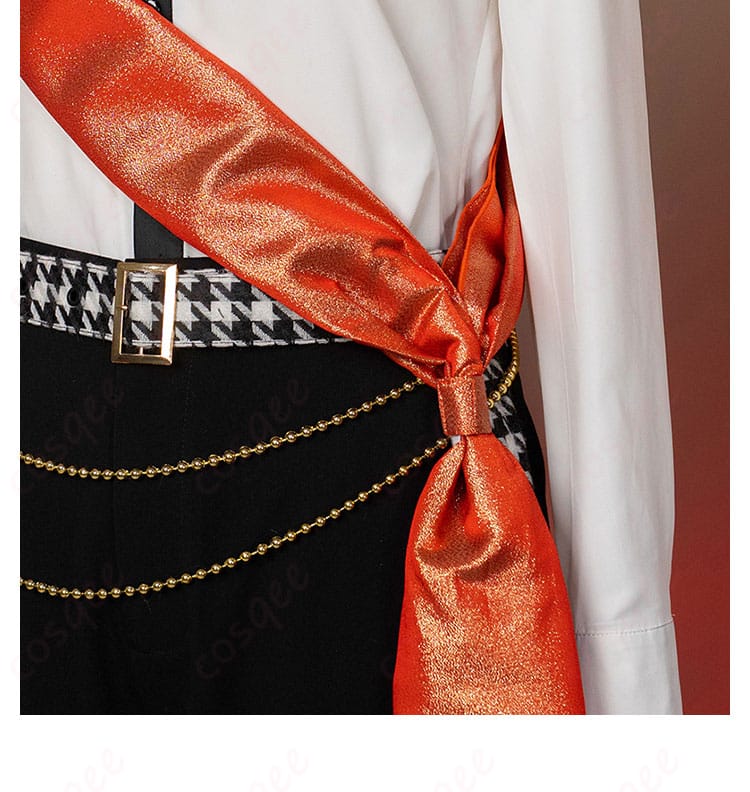 赤い細帯装飾、スタイルを引き立てるアクセサリー