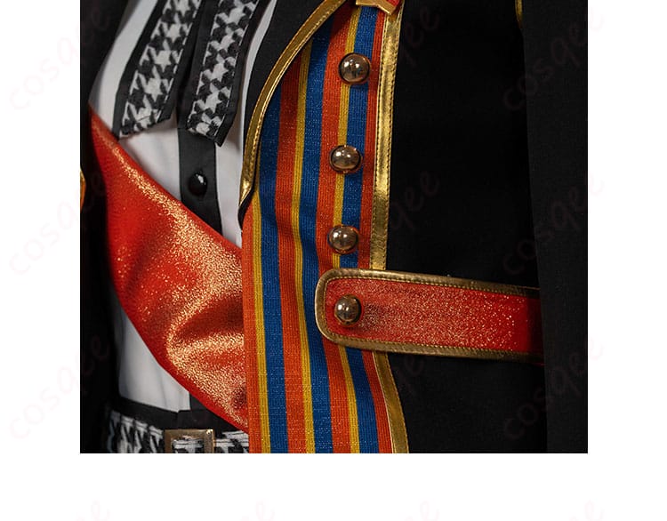 腰部の装飾ディテール、トリップ衣装ならではのアクセント