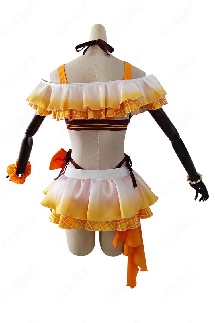 ラブライブ! 高坂穂乃果 コスプレ衣装 背面ビュー。背中のデザインまで忠実に再現。コスプレ衣装通販で高坂穂乃果に変身!