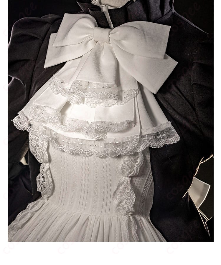 ヴィクトリカ・ド・ブロワ コスプレ衣装の蝶結びの細部、ディテール。