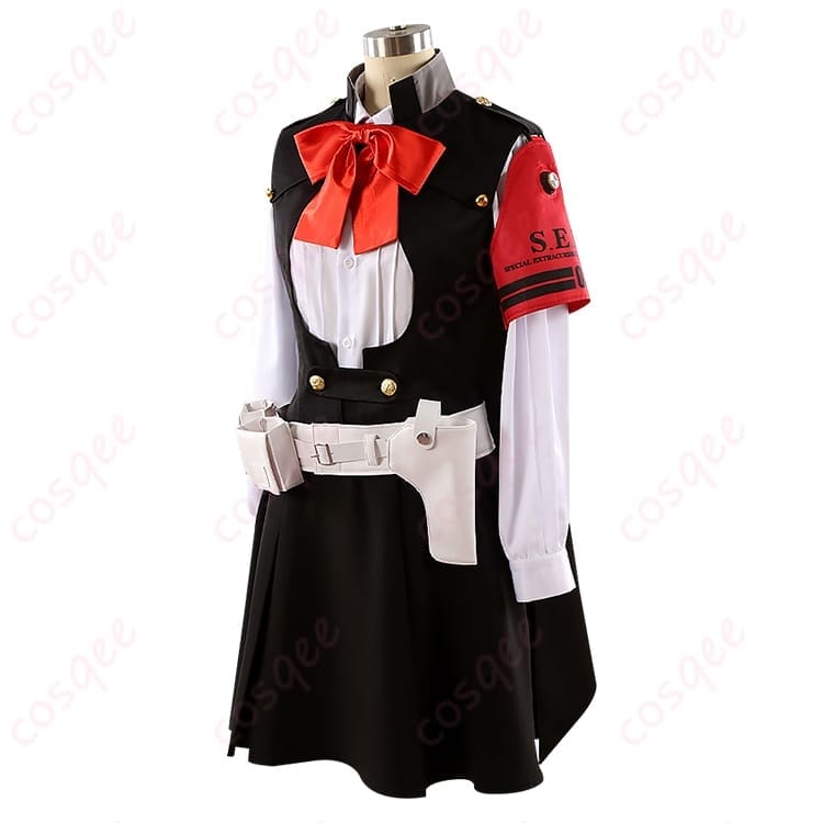 P3R 桐条美鶴の制服＆戦闘服コスプレ 衣装一式で写真映えする端正スタイル - 2枚目の画像