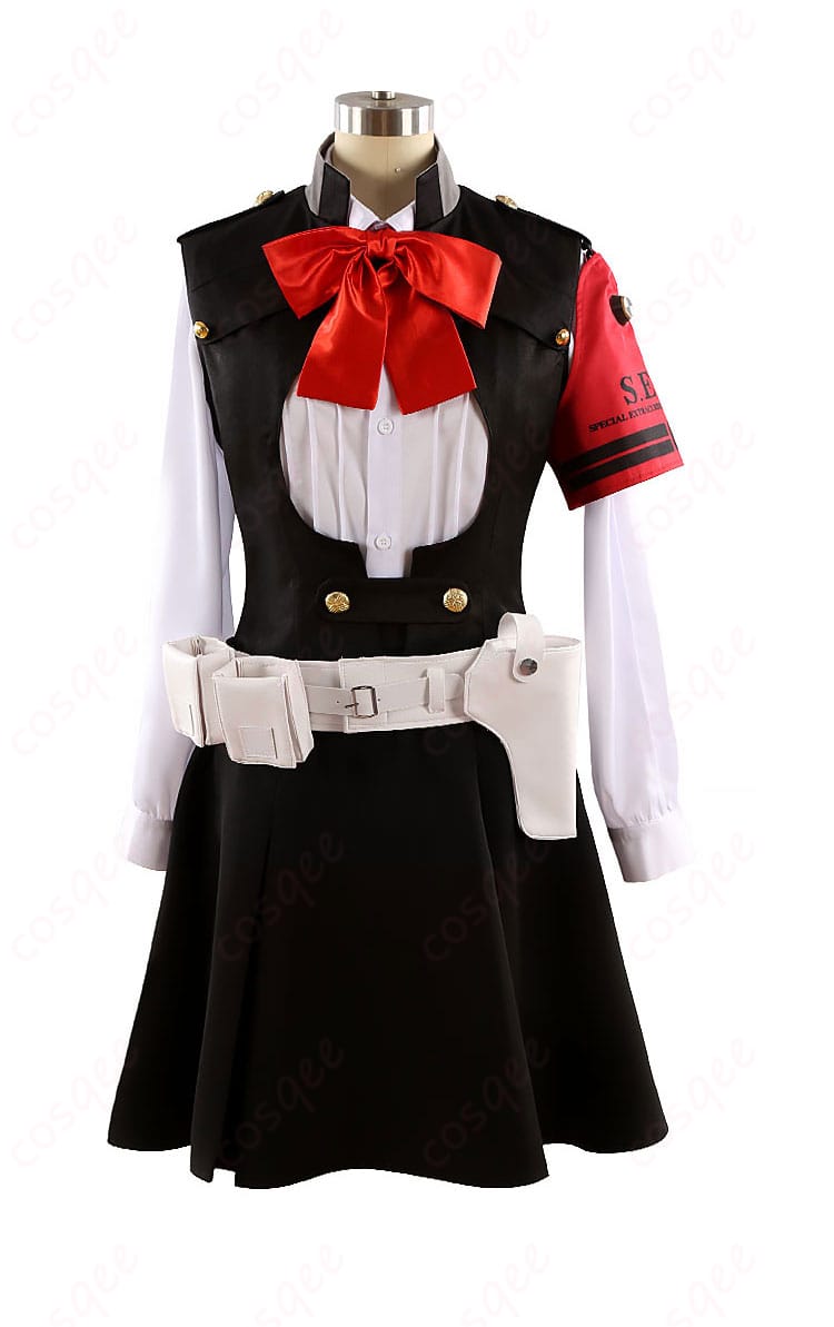 ペルソナ3 リロード 桐条美鶴 コスプレ衣装 正面図 高品質の制服デザイン