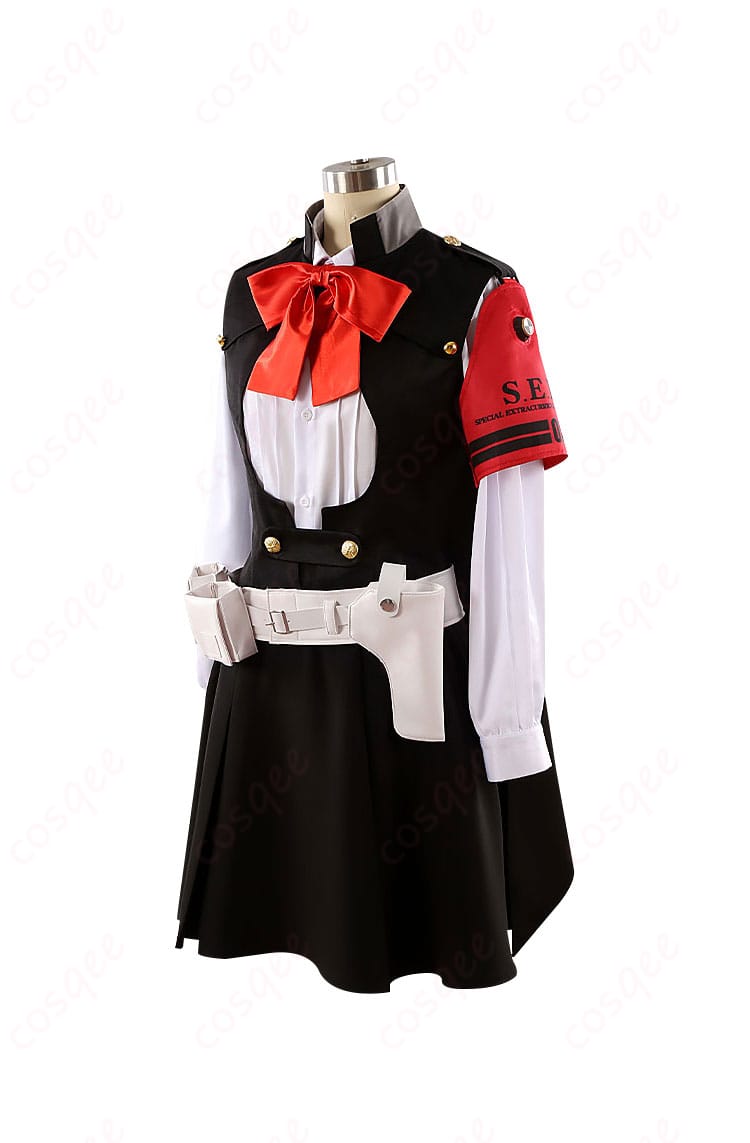 ペルソナ3 リロード 桐条美鶴 コスプレ衣装 側面図 クラシックな制服デザイン