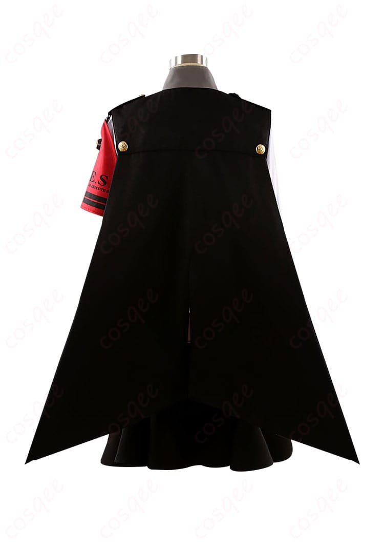 ペルソナ3 リロード 桐条美鶴 コスプレ衣装 背面図 高度な仕立てとディテール