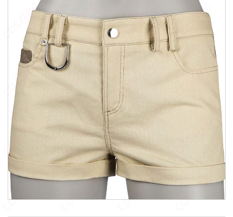 ユフィ・キサラギのコスプレ衣装のパンツ正面のディテール画像。